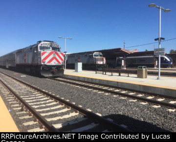 Three Trains at Diridon